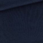 Rippenjersey - Dunkelblau