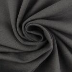 French Terry - leichter Bio Kuschelsweat - Stahlgrau