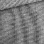 Grobstrickstoff - kuschelweich - Dunkles Mittelgrau meliert