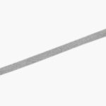 Baumwoll-Flachkordel 12 mm - Mittelgrau meliert