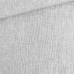 Leinen-Baumwollgemisch - Fischgrat Helles Silbergrau