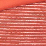 Single Jersey - Mini Pinselstreifen Dusty Rost