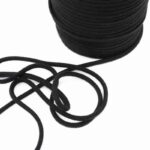 Baumwollkordel - 6 mm - schwarz