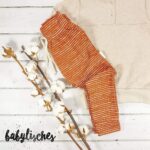 Single Jersey - Mini Pinselstreifen Dusty Rost