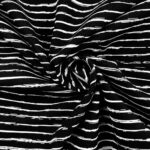 Single Jersey - Mini Pinselstreifen Schwarz