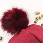 Fellbommel - 80 mm - Dunkle Kirsche