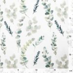 Popeline - Eukalyptus Warmweiß