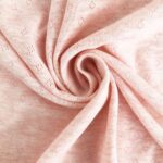 Pointoille Jersey - Lachsrosa meliert