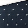 Single Jersey - Palmen Petrolblau