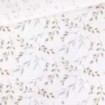 Popeline - Weidenkätzchen Cremeweiß