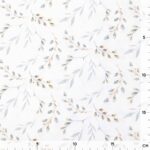 Popeline - Weidenkätzchen Cremeweiß