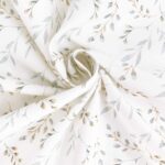 Popeline - Weidenkätzchen Cremeweiß