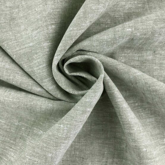 Leinen-Baumwollgemisch - Melange Helle Olive