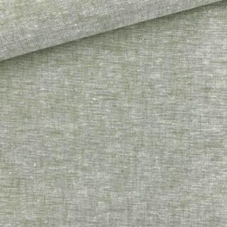 Leinen-Baumwollgemisch - Melange Helle Olive