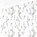 Single Jersey - Weiden-Knospen Cremeweiß