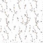 Single Jersey - Weiden-Knospen Cremeweiß