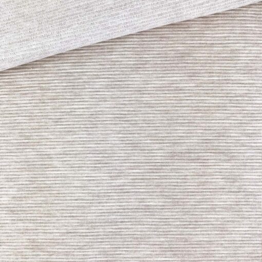 Ottoman - Jersey Helles Smoky Beige meliert