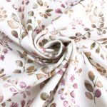 Single Jersey - Berry Branches Cremeweiß