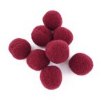 Pompon - 22 mm - Dunkle Kirsche