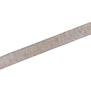 Gummiband Beige-Rose Silber - 20 mm