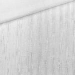 Musselin - Lurex Streifen Warmweiß