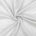 Musselin - Lurex Streifen Warmweiß