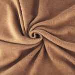 Baumwollfleece - Zimt