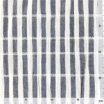 Baumwollgemisch - Crinkle Stripes Dunkelblau