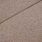 French Terry - dünner Sweatshirtstoff - Schokobraun meliert