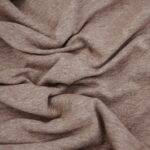 French Terry - dünner Sweatshirtstoff - Schokobraun meliert