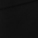 French Terry - leichter Kuschelsweat - Schwarz