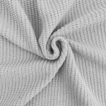 Baumwoll-Grobstrickstoff - Zartgrau