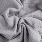 Bio Musselin - Mittleres Grau