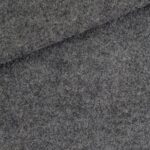 Walk - Wollstoff - Dunkelgrau meliert