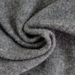 Walk - Wollstoff - Dunkelgrau meliert