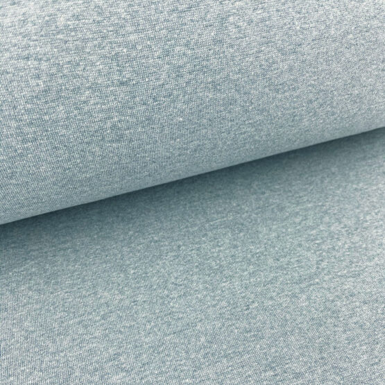 Bündchen - Smoky Eisblau meliert meliert