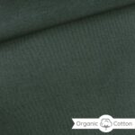 French Terry - leichter Kuschelsweat - Dunkle Pinie - ORGANIC