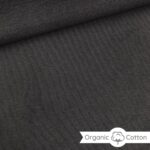 French Terry - leichter Kuschelsweat - Stahlgrau - ORGANIC - Reste