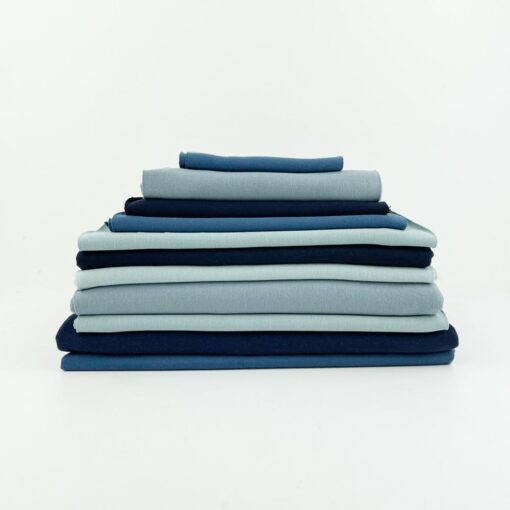 French Terry Paket - Blue & Mint