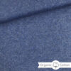 Interlock Jersey - Jeansblau meliert - ORGANIC