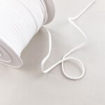 Rundgummi - 3 mm - weiß