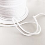 Rundgummi - 3 mm - weiß