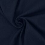 Rippenjersey - Marineblau