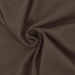 Rippenjersey - Toffee Brown