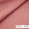 French Terry - dünner Sweatshirtstoff - Coral Clay - ORGANIC