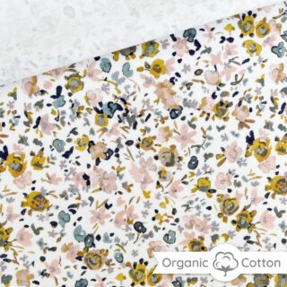 Single Jersey - Bloom Weiß - ORGANIC