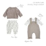 DIY Stoffe Outfit - Farbpaket Smoky Beige meliert