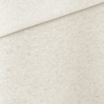 Baumwoll-Leinen French Terry - dünner Sweatshirtstoff - Natur meliert