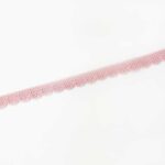 Baumwollspitze mit Rundungen - 15 mm - Lachsrosa