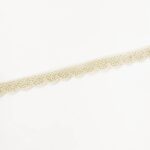 Baumwollspitze mit Rundungen - 15 mm - Natur